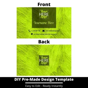 Business Card Design Template 149