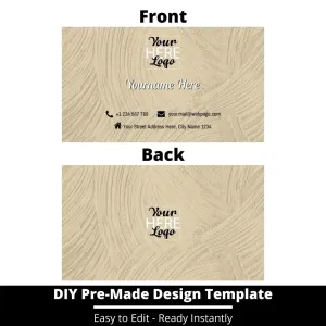 Business Card Design Template 154