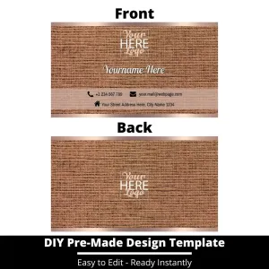 Business Card Design Template 156