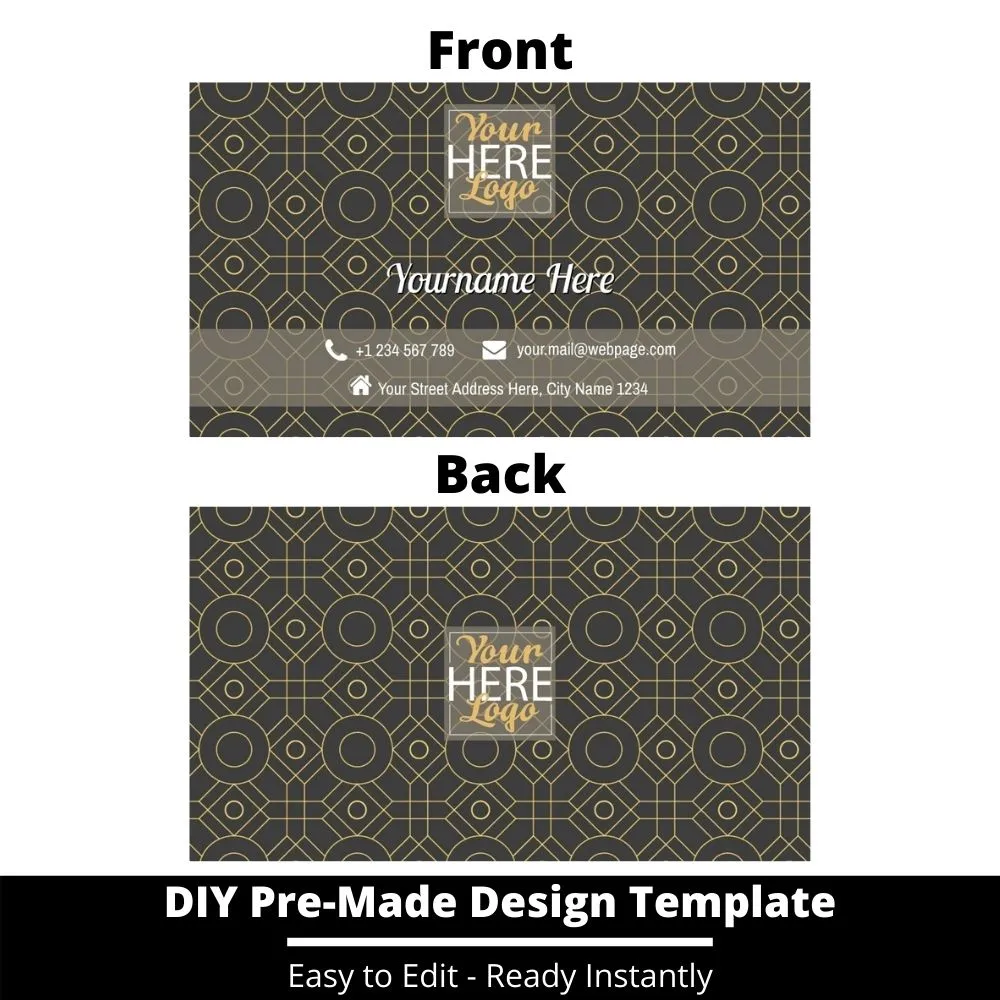 Business Card Design Template 177