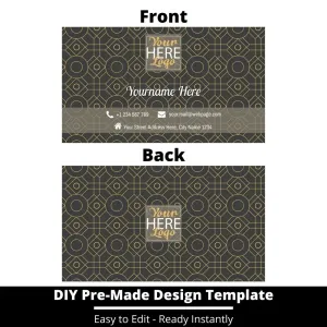 Business Card Design Template 177