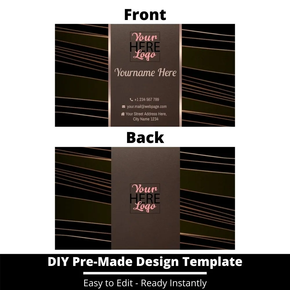 Business Card Design Template 18
