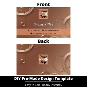 Business Card Design Template 194