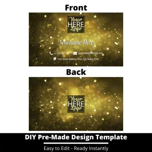 Business Card Design Template 207