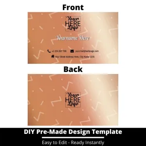 Business Card Design Template 219