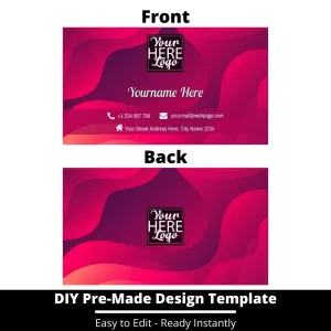 Business Card Design Template 232