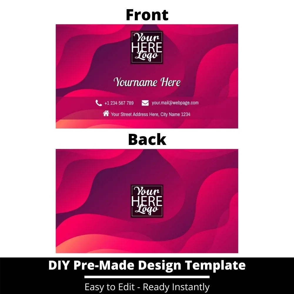 Business Card Design Template 232