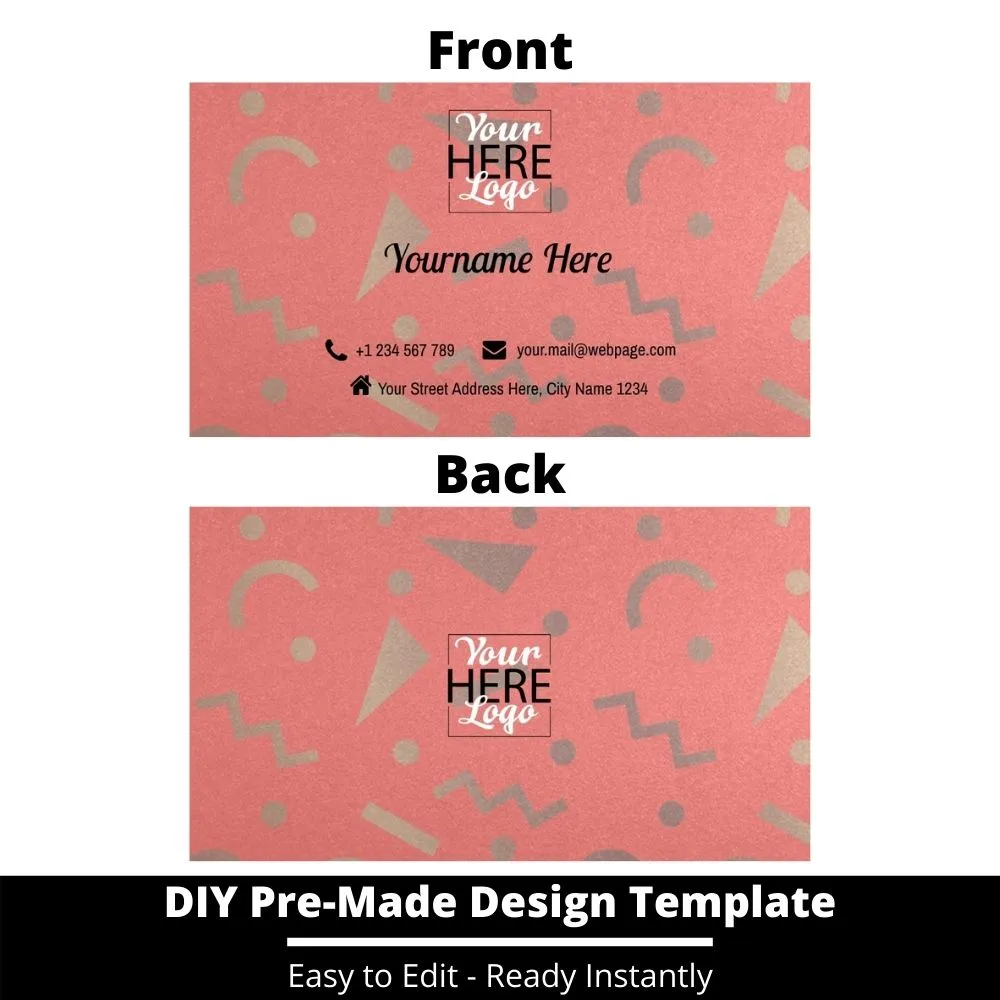 Business Card Design Template 26