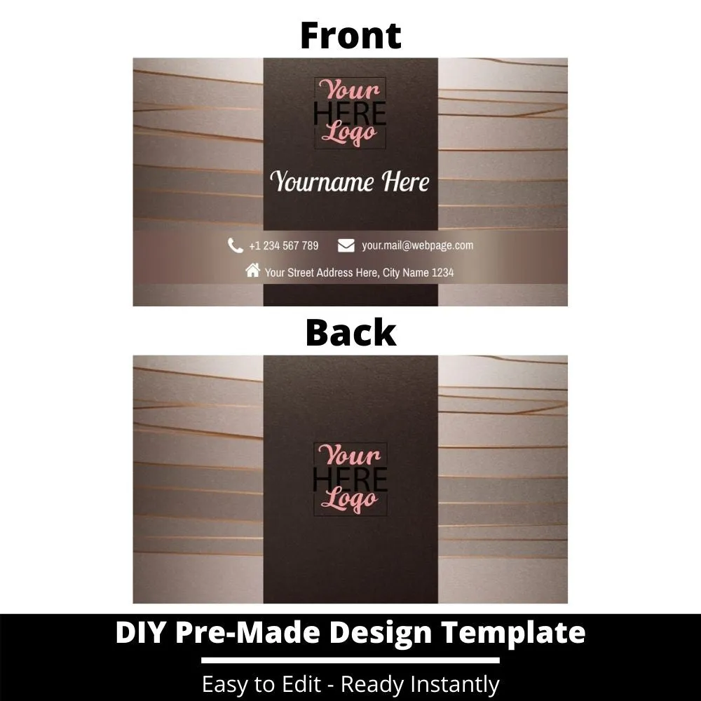 Business Card Design Template 2