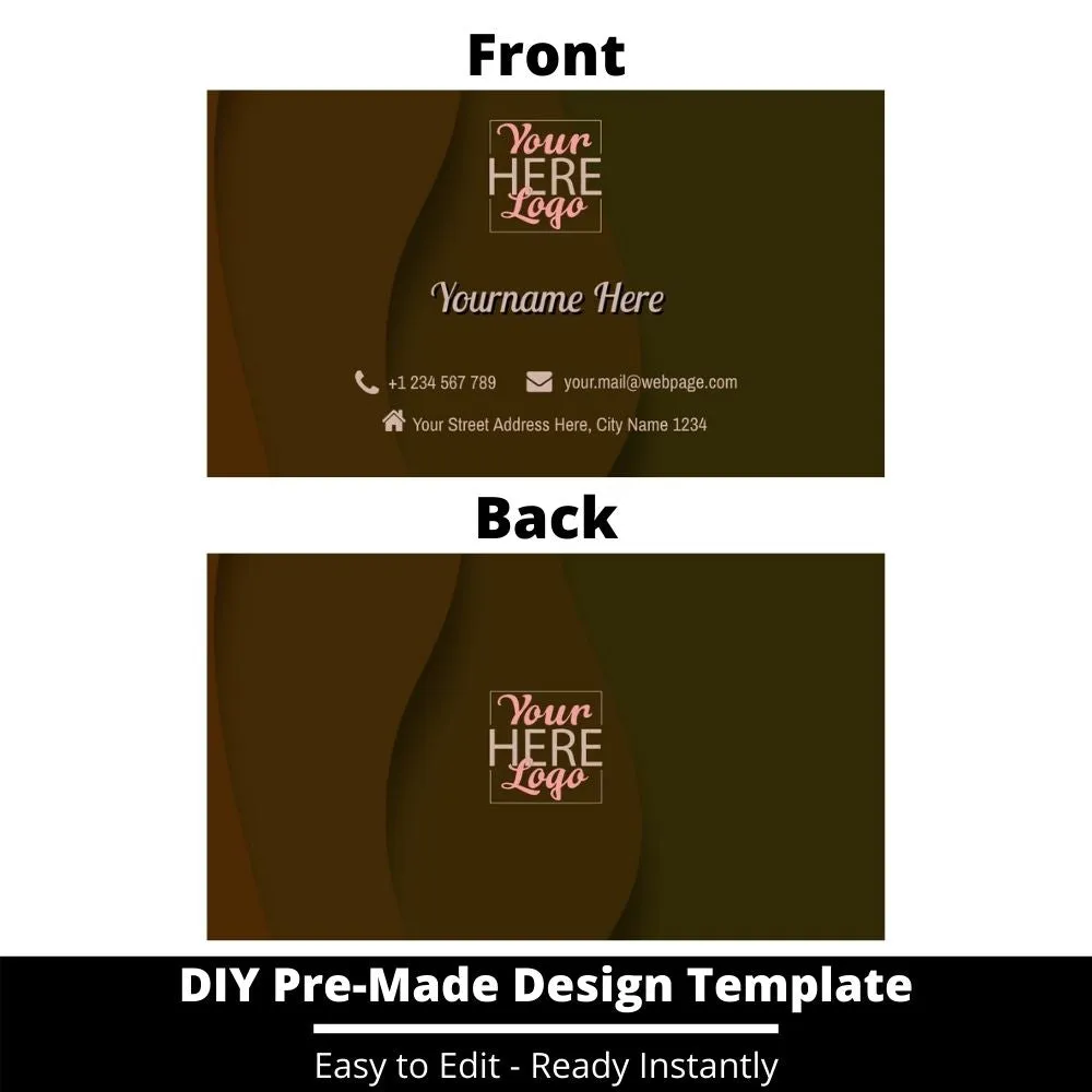 Business Card Design Template 37