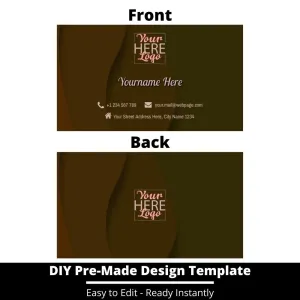 Business Card Design Template 37