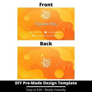 Business Card Design Template 45