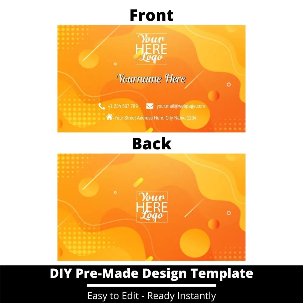Business Card Design Template 45