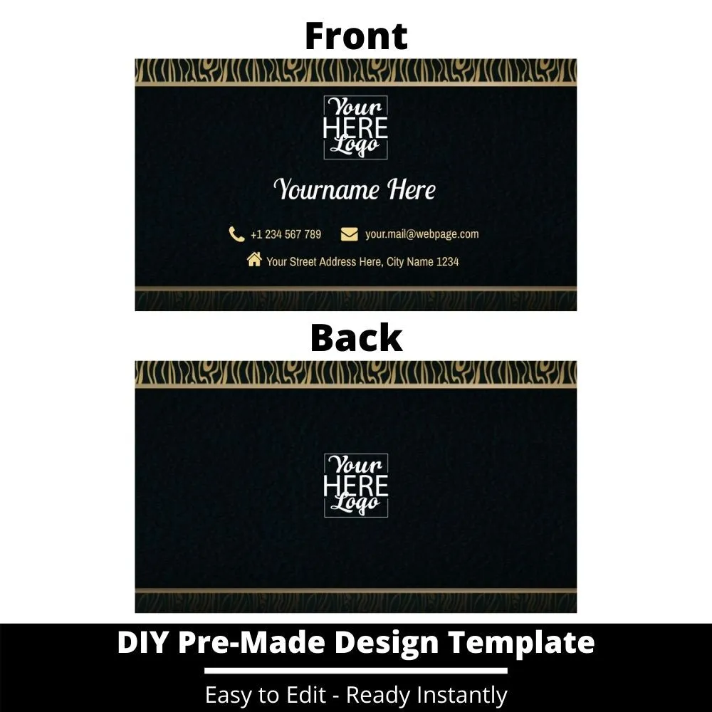 Business Card Design Template 50