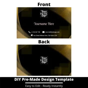 Business Card Design Template 72