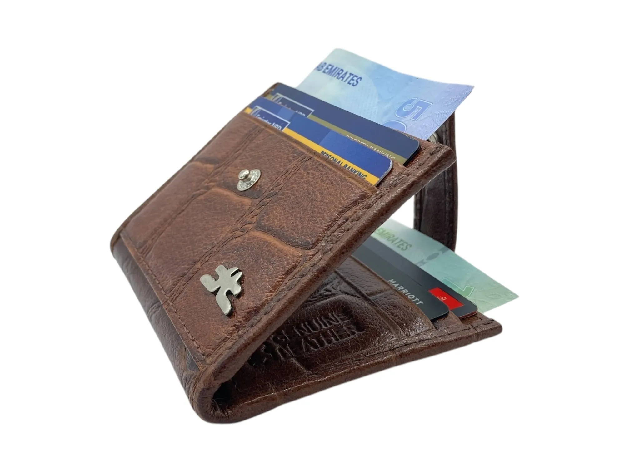 Card Case & Cash Wallet Compact Size 14 Card Space # 4029