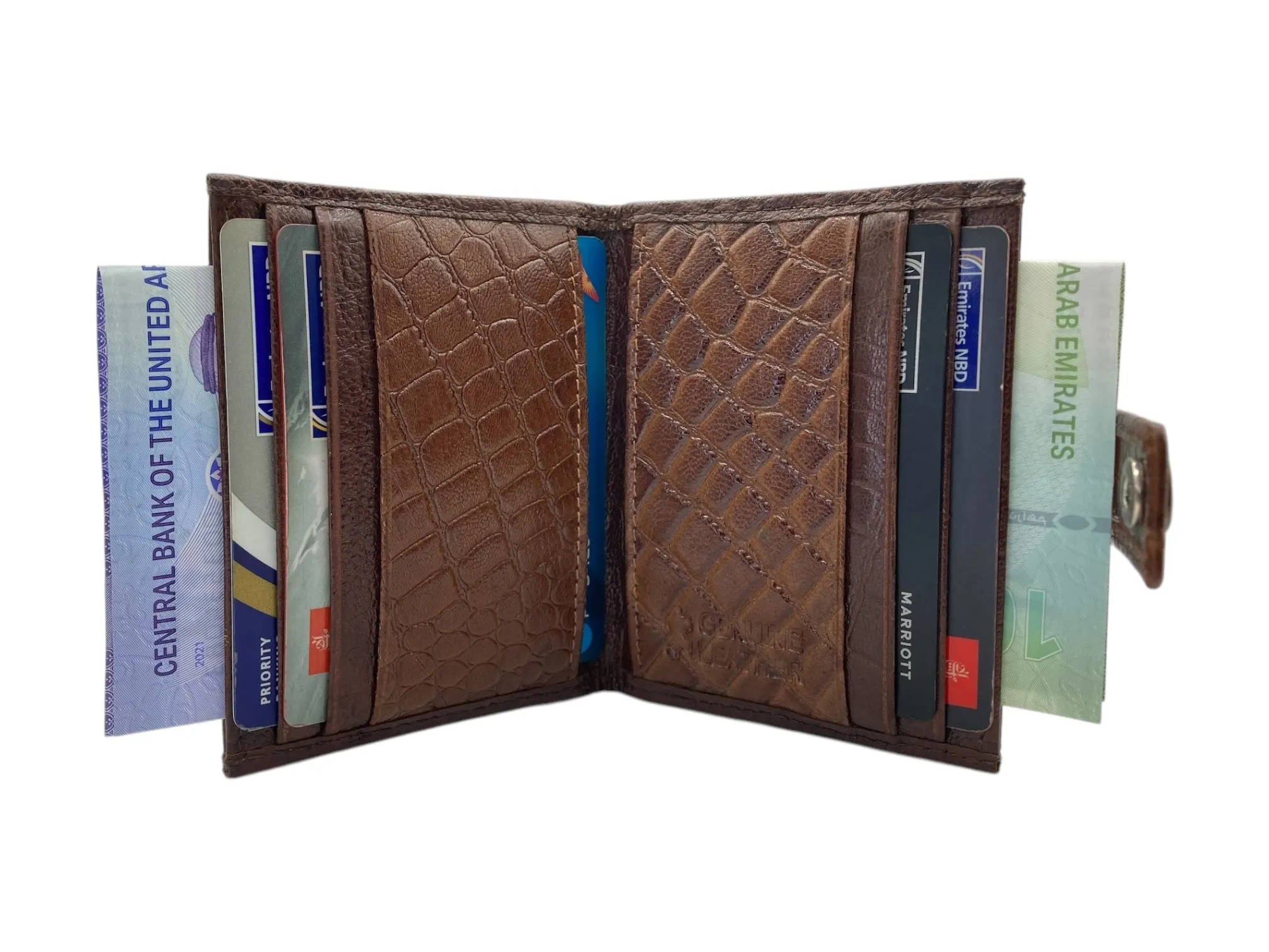 Card Case & Cash Wallet Compact Size 14 Card Space # 4029