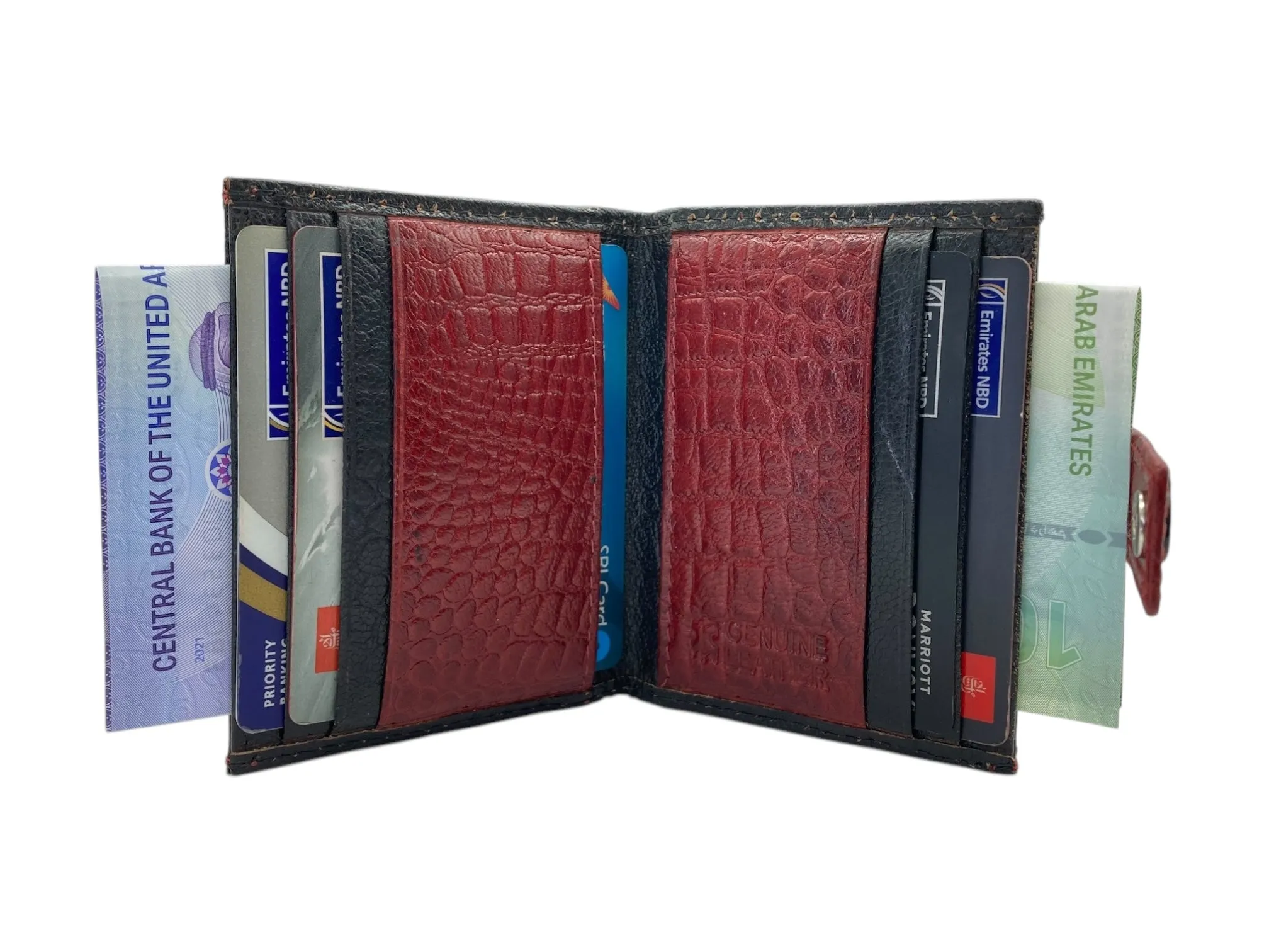 Card Case & Cash Wallet Compact Size 14 Card Space # 4029