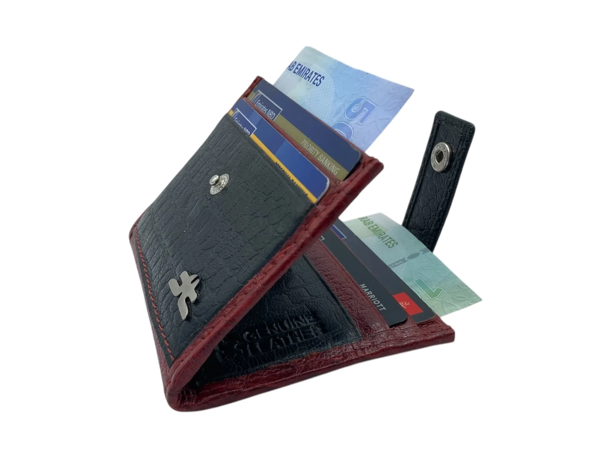 Card Case & Cash Wallet Compact Size 14 Card Space # 4029