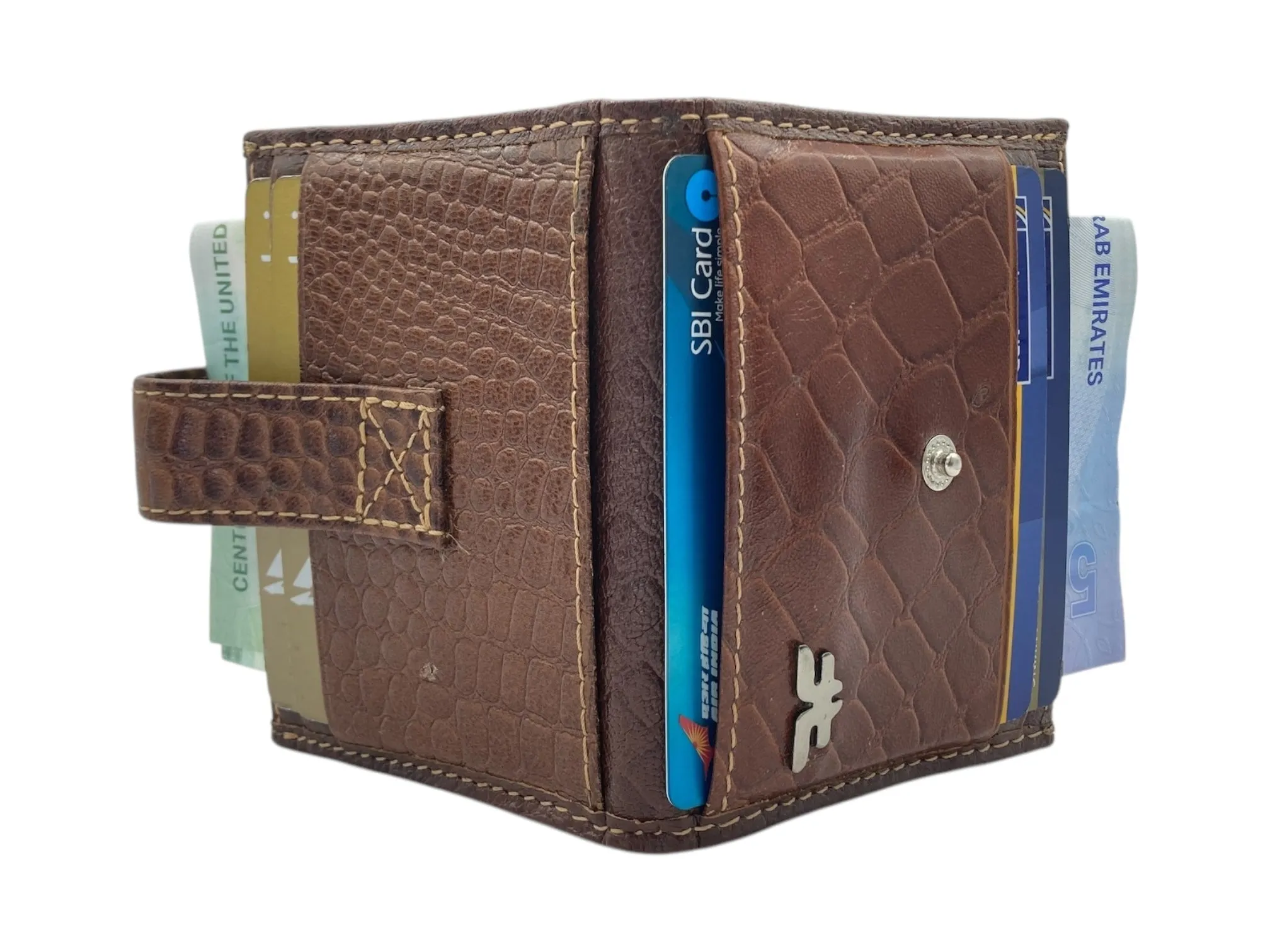 Card Case & Cash Wallet Compact Size 14 Card Space # 4029