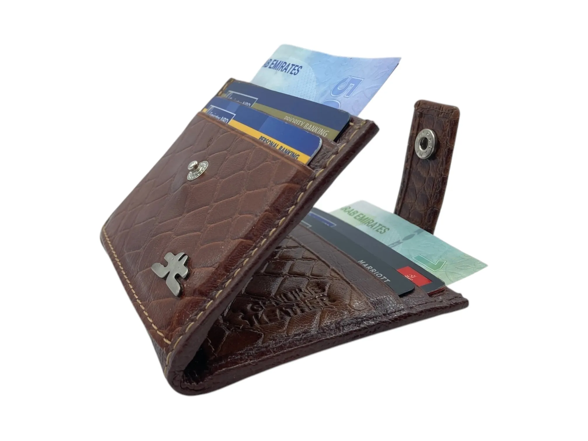 Card Case & Cash Wallet Compact Size 14 Card Space # 4029