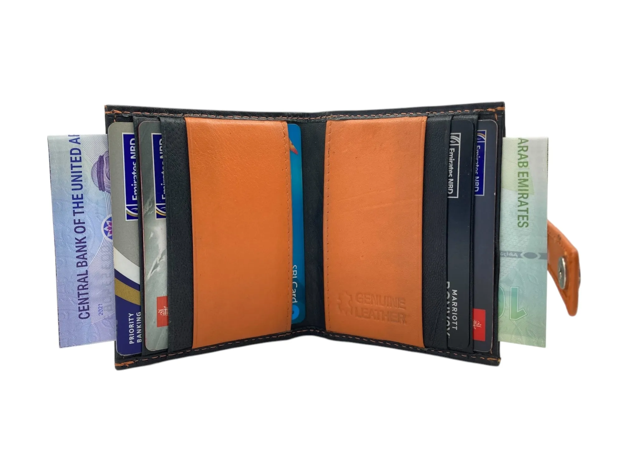Card Case & Cash Wallet Compact Size 14 Card Space # 4029