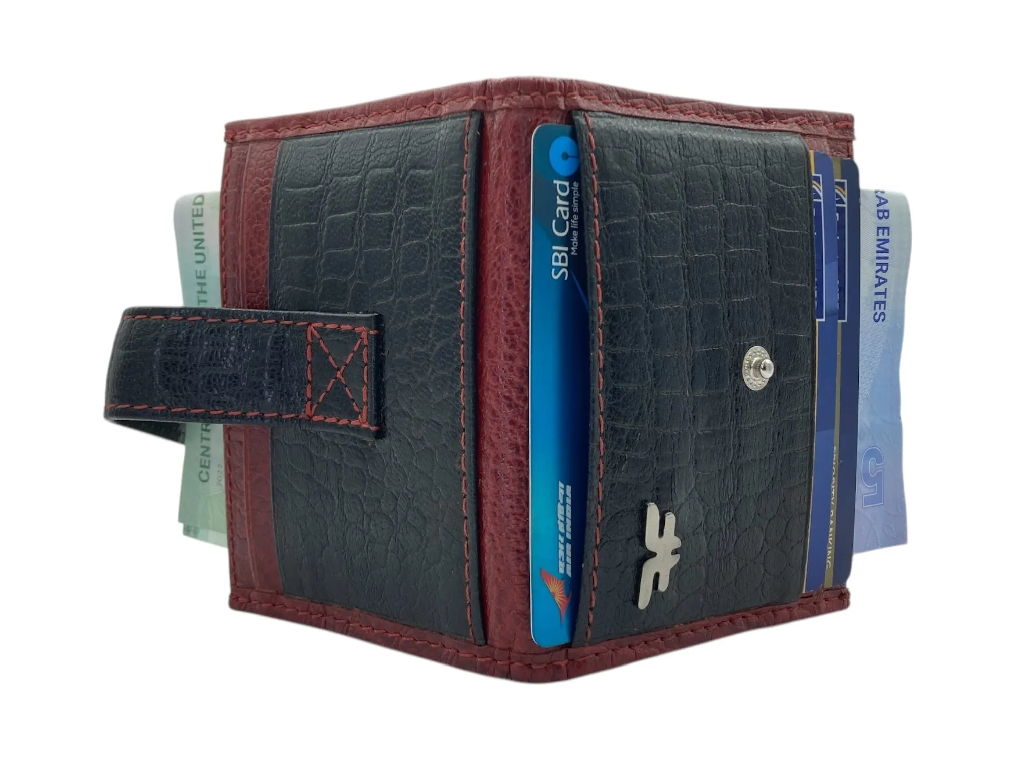Card Case & Cash Wallet Compact Size 14 Card Space # 4029