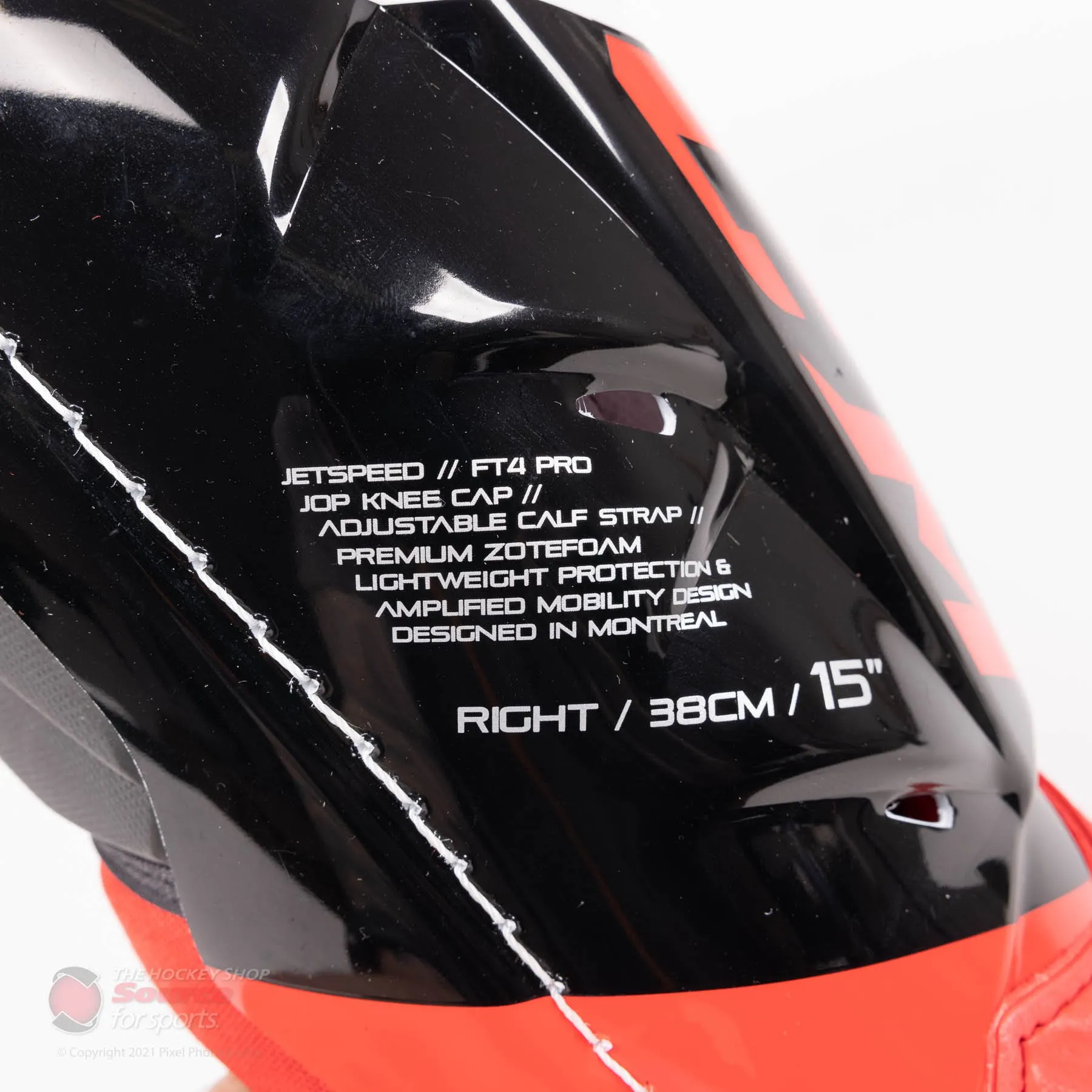 CCM Jetspeed FT4 Pro Senior Hockey Shin Guards