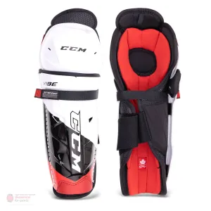 CCM Jetspeed Vibe Junior Hockey Shin Guards - (2021)