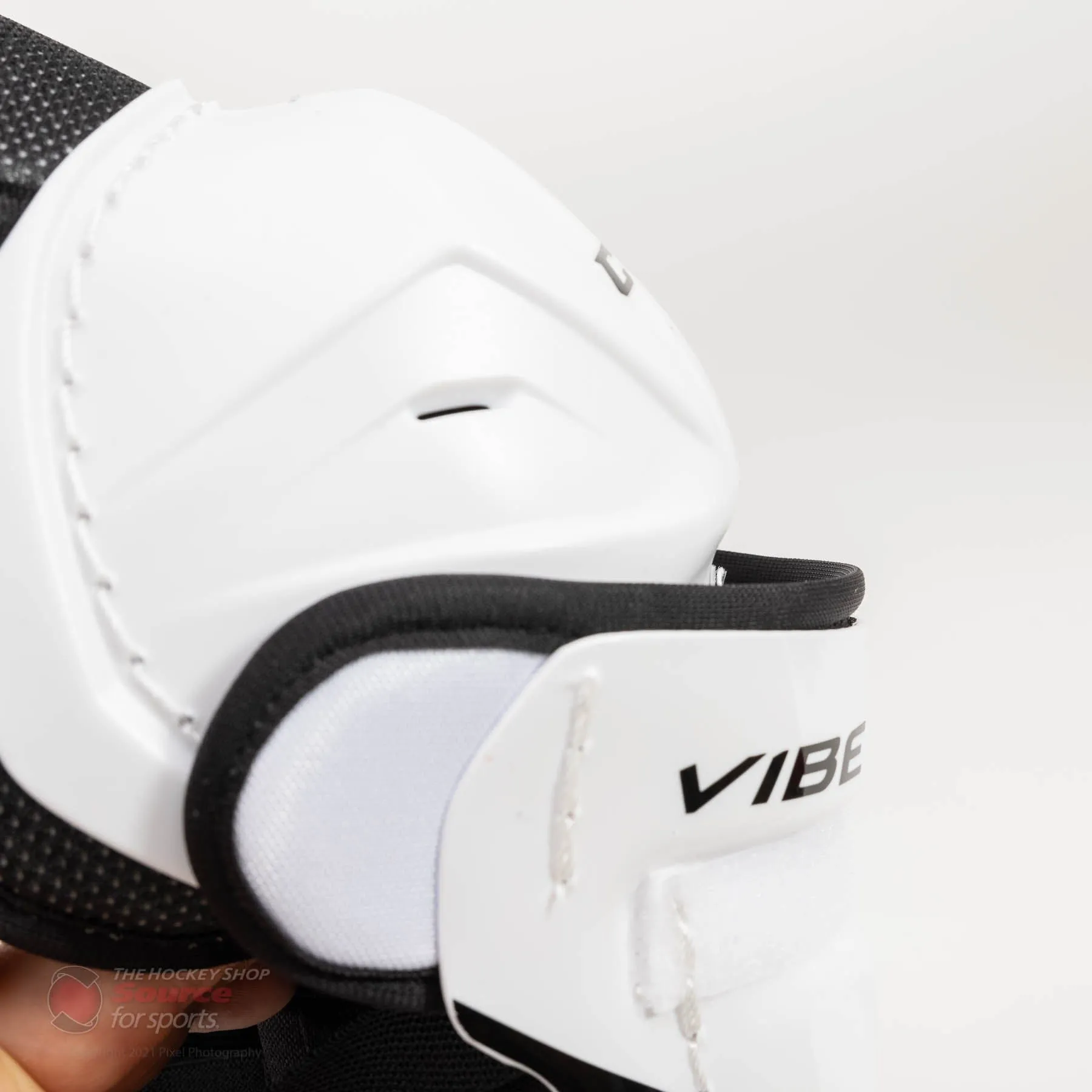 CCM Jetspeed Vibe Junior Hockey Shin Guards - (2021)