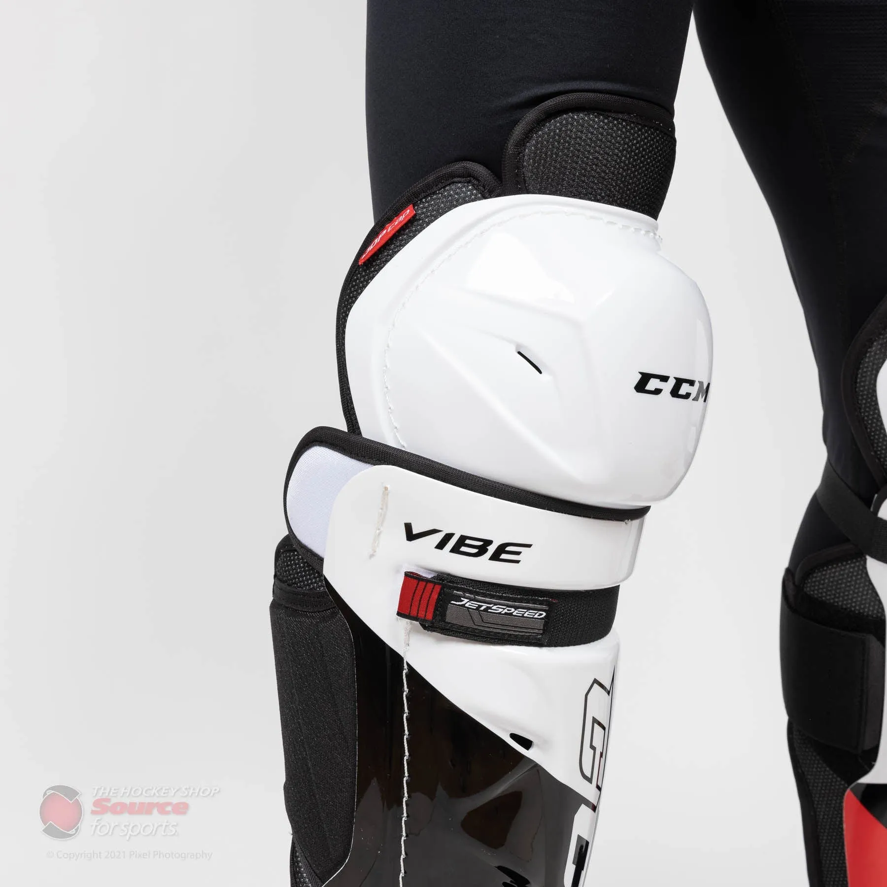 CCM Jetspeed Vibe Senior Hockey Shin Guards - (2021)