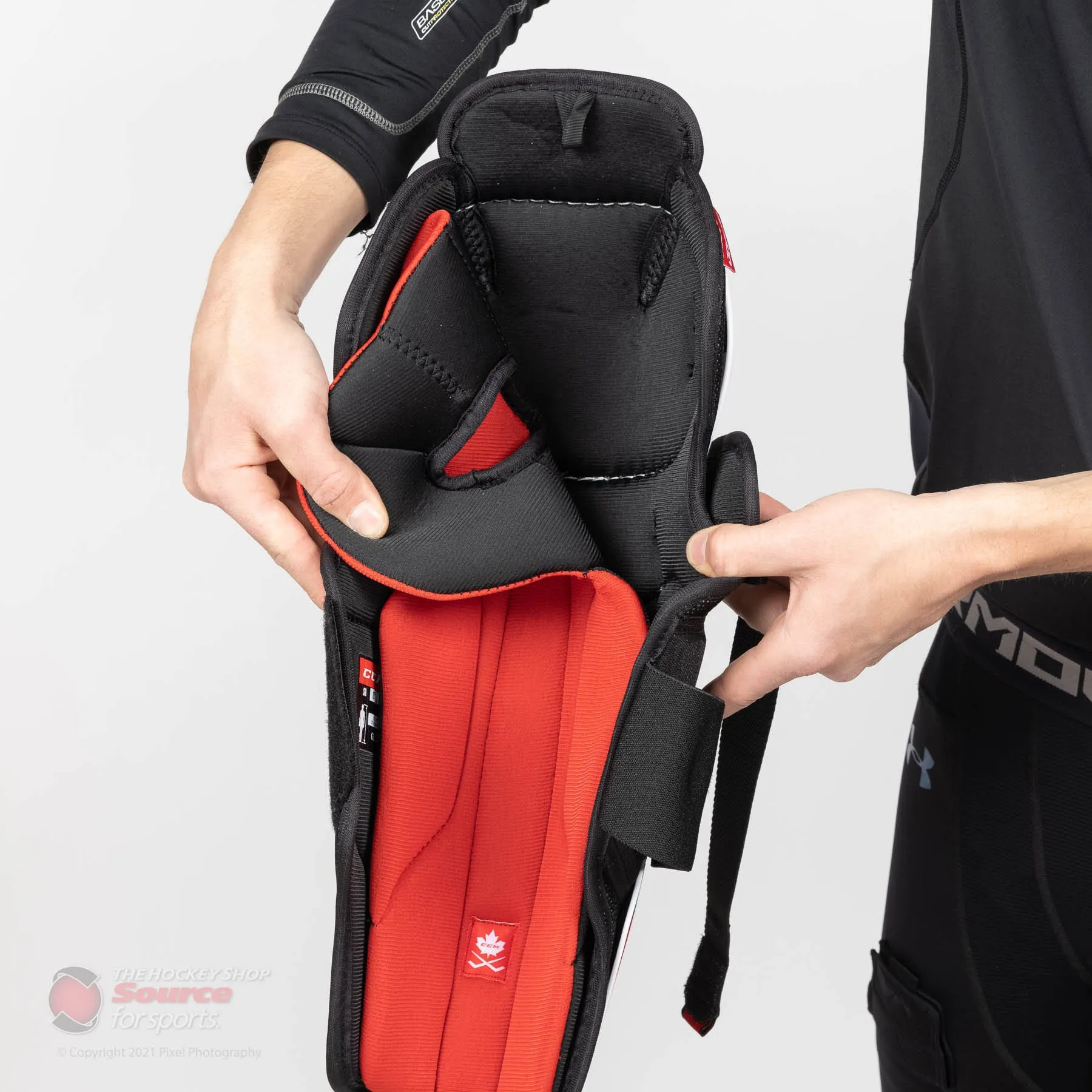 CCM Jetspeed Vibe Senior Hockey Shin Guards - (2021)