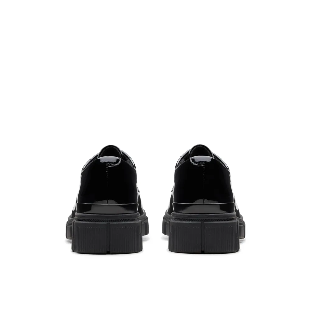 Clarks - Evyn Lace Y - Black Patent - School Shoes