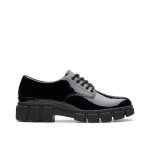 Clarks - Evyn Lace Y - Black Patent - School Shoes
