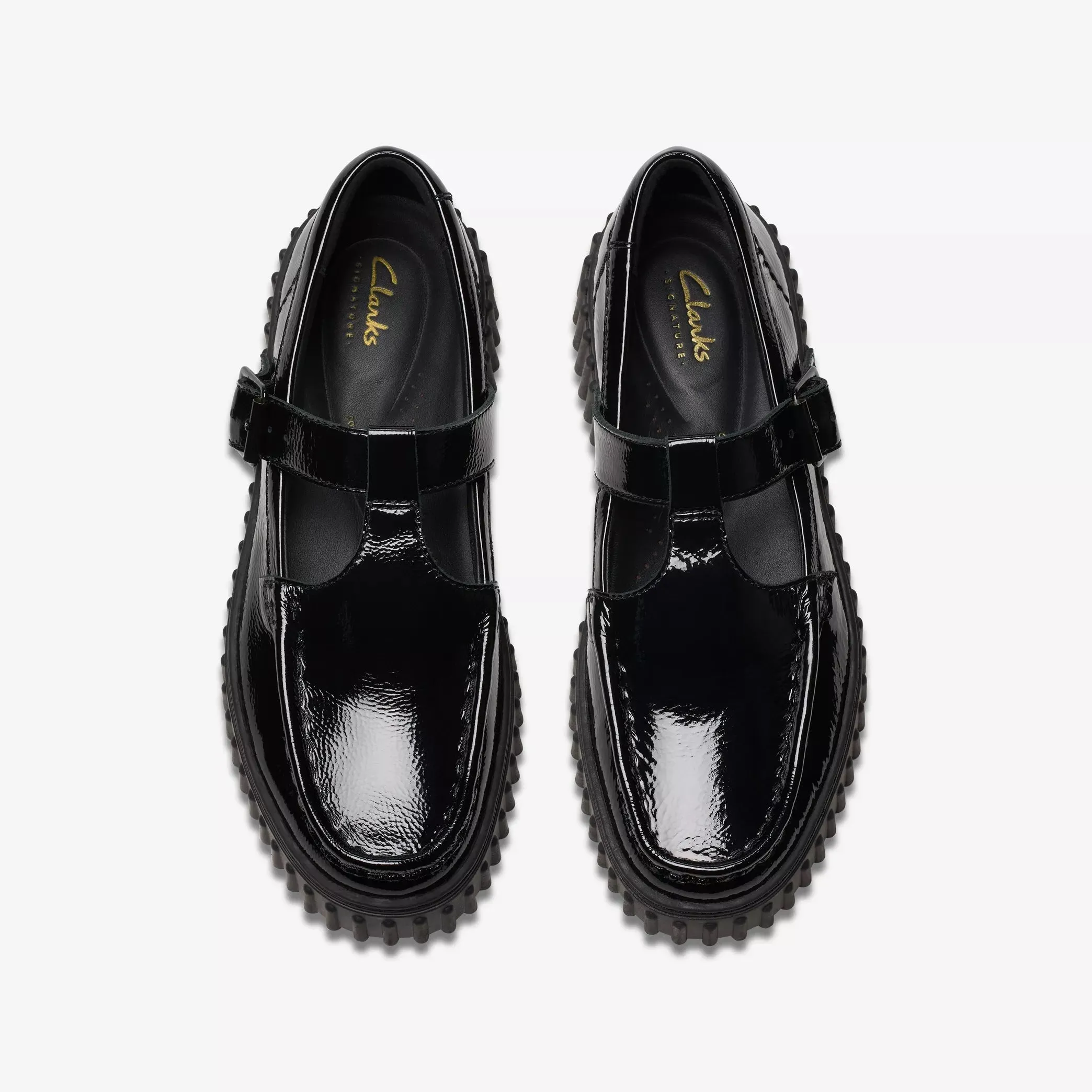 Clarks Women's Torhill Bar Black Patent 26179103