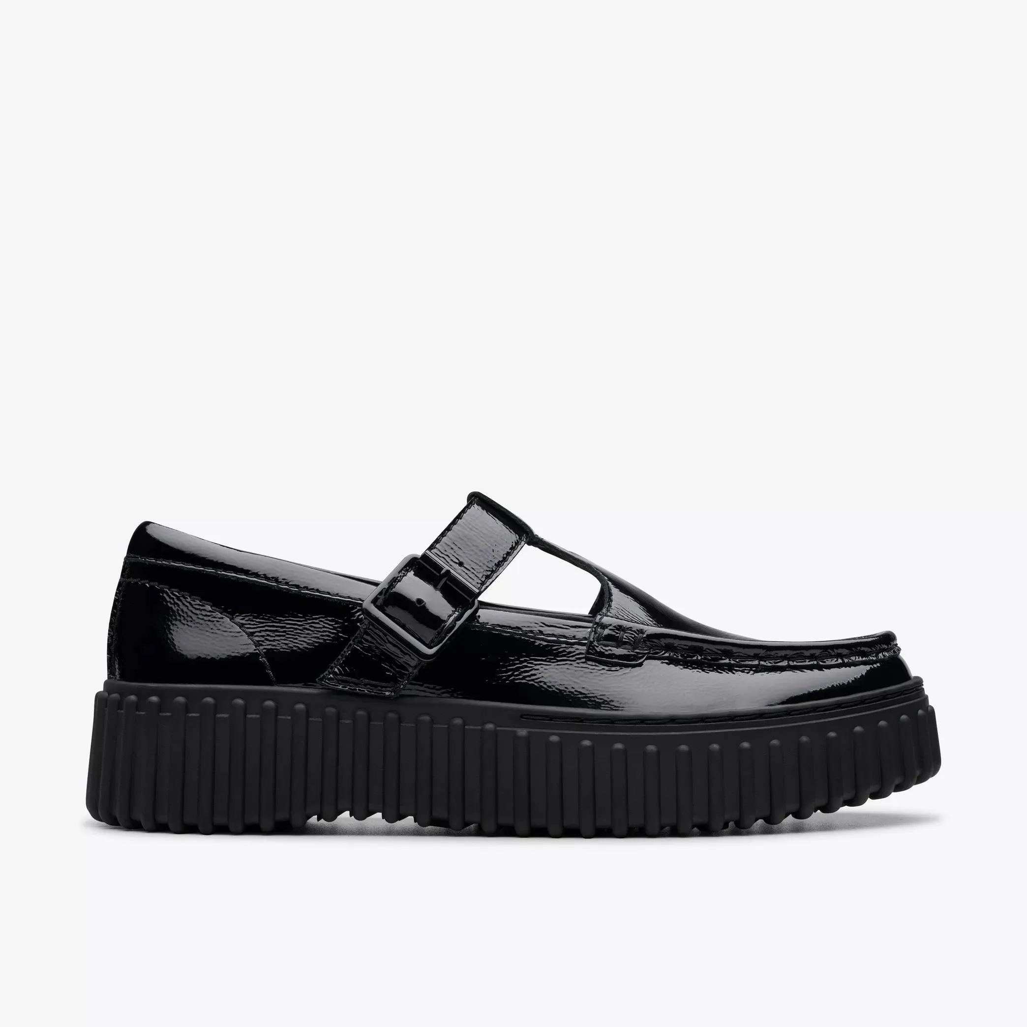Clarks Women's Torhill Bar Black Patent 26179103