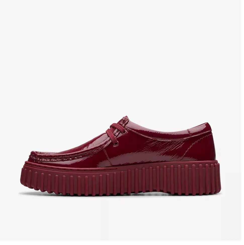 Clarks Women's Torhill Bee Burgundy Patent 26179115