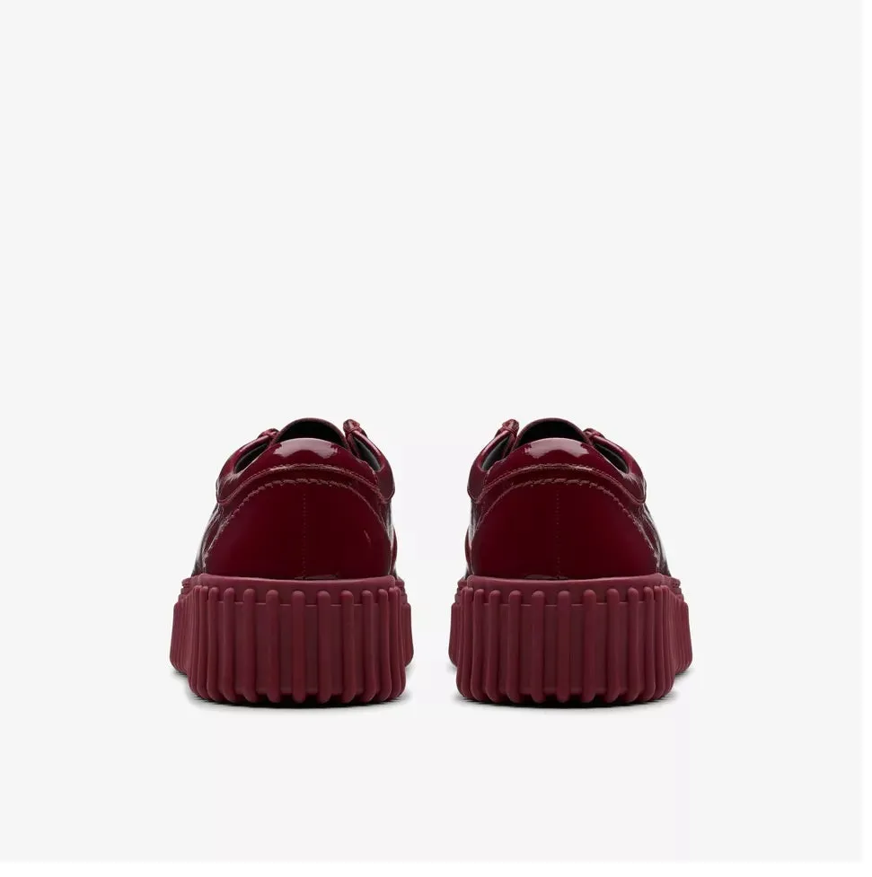 Clarks Women's Torhill Bee Burgundy Patent 26179115