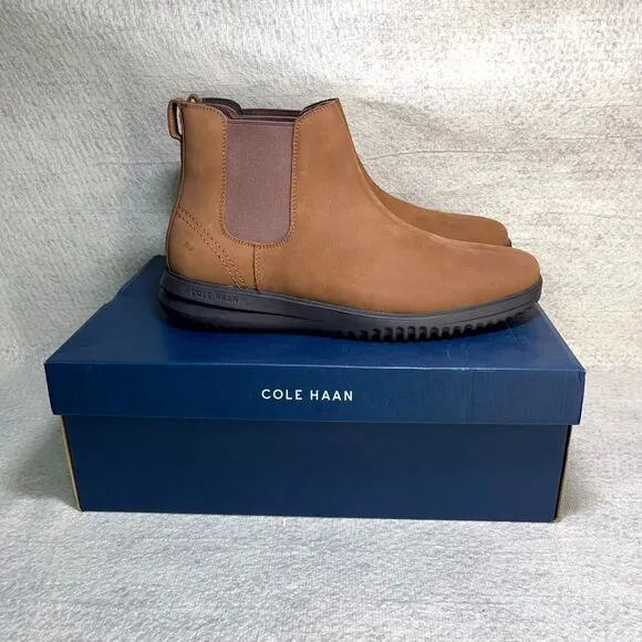 Cole Haan Grand Plus Chelsea Boot Lumber/Java Color Style C38789 Men Size 12 NEW