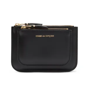 comme des garçons outside pocket wallet (black)