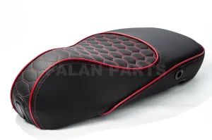 Custom Seat Deluxe Audi RS Red | Vespa Sprint/ Primavera 50/125/150cc