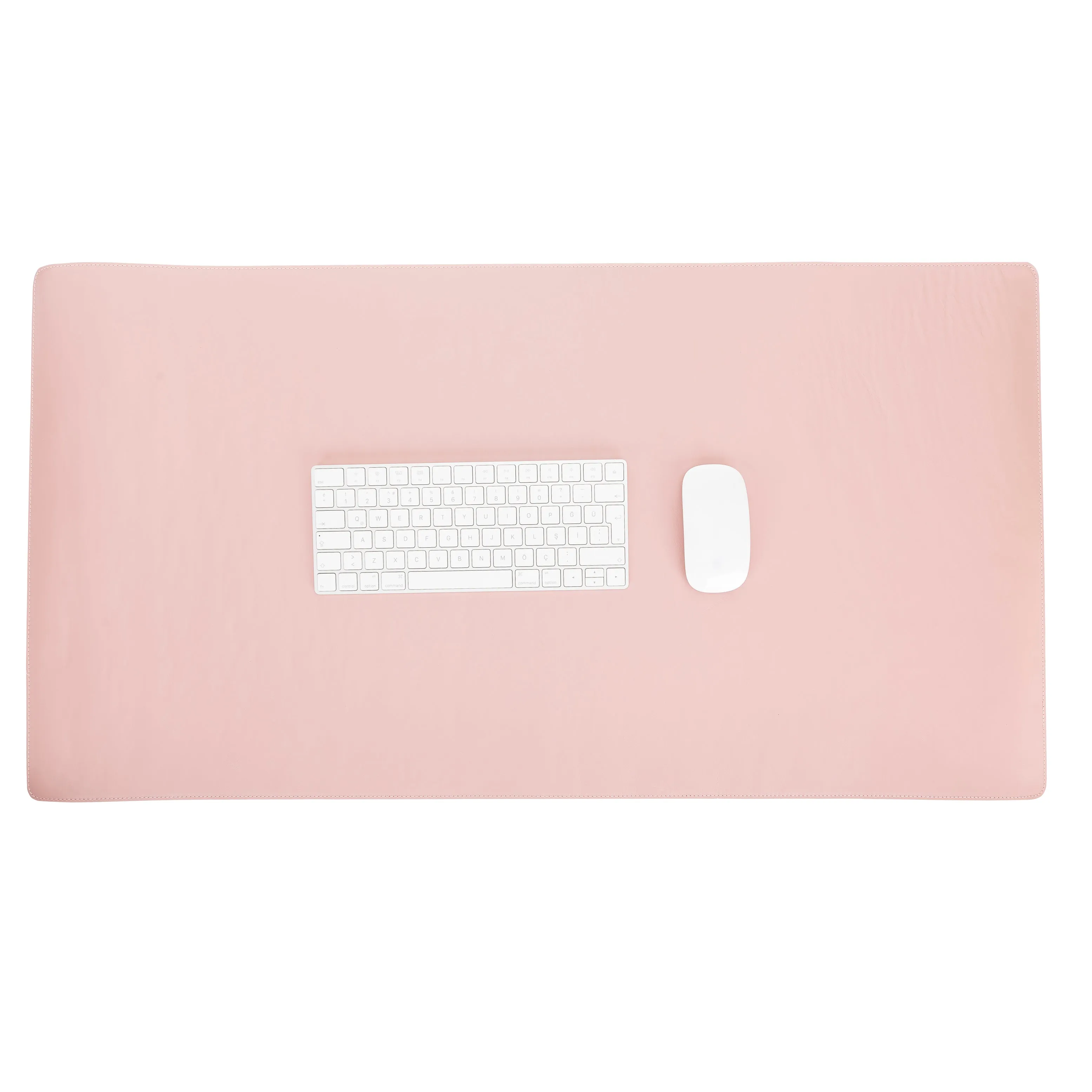 DelfiCase Pink Nude Leather Computer, Office Pad