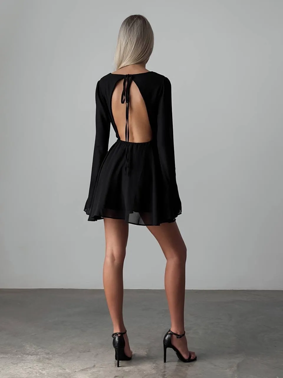 Elegant Black Mini Dress