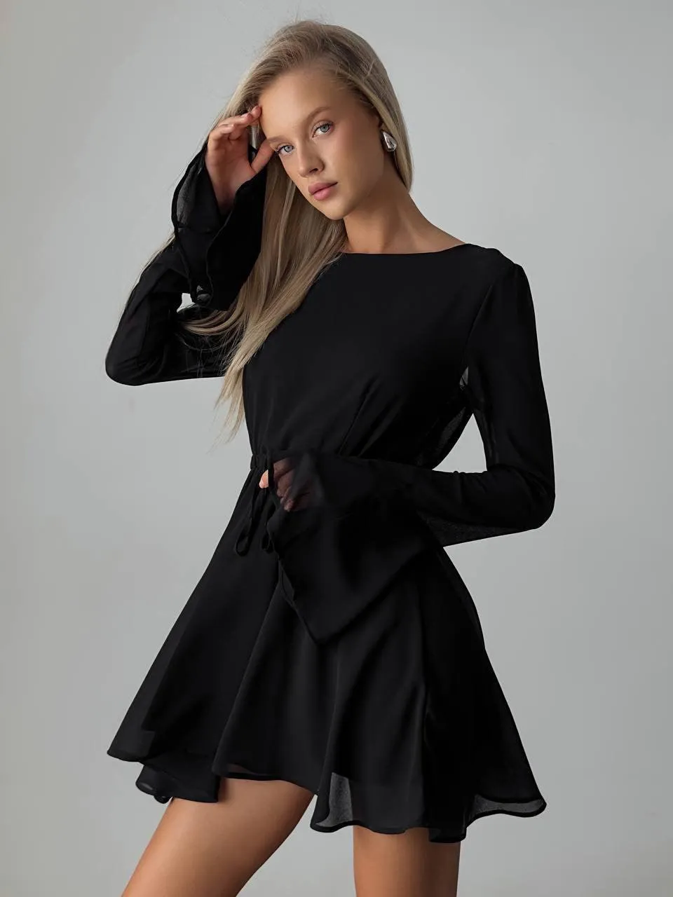 Elegant Black Mini Dress