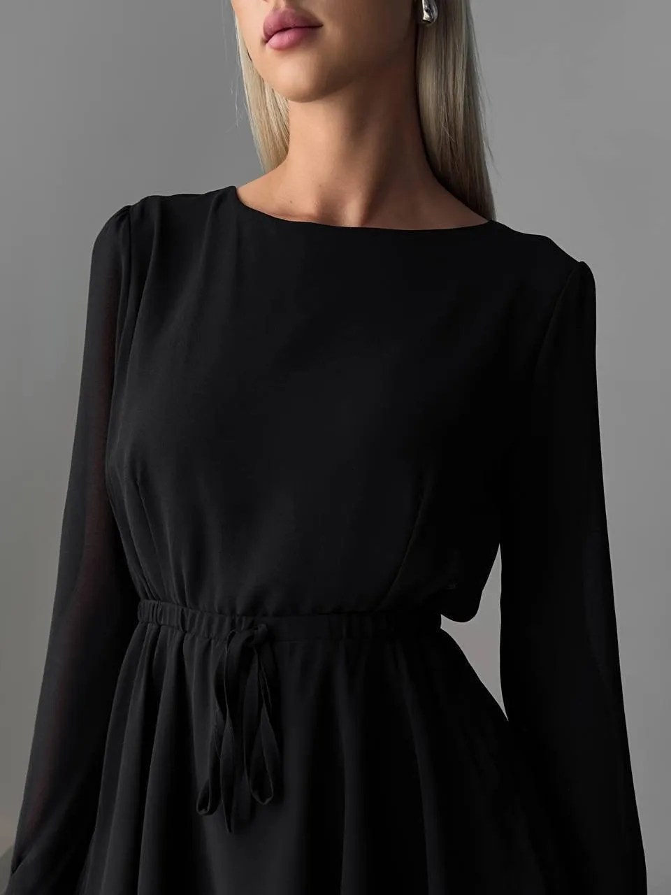 Elegant Black Mini Dress