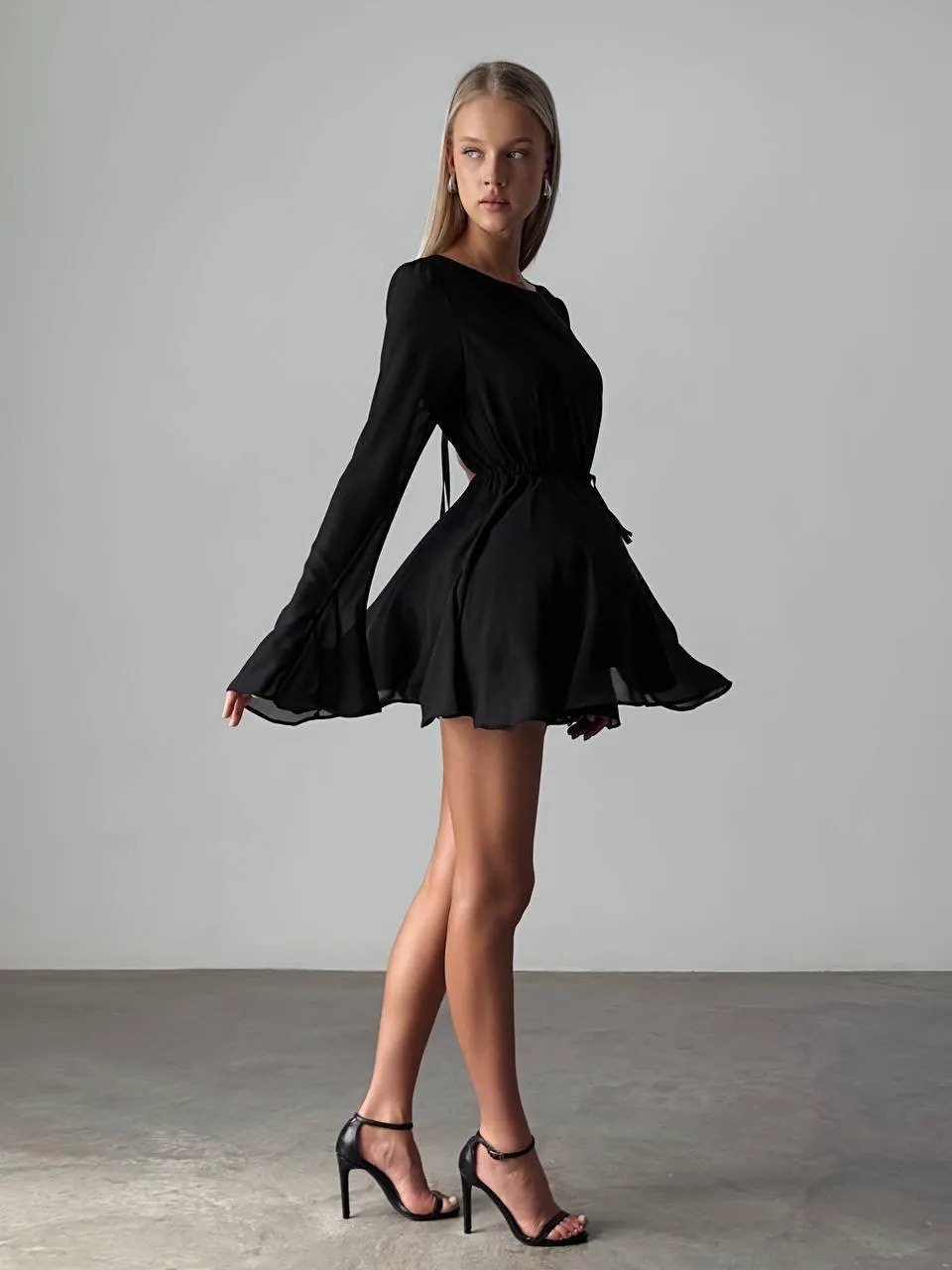 Elegant Black Mini Dress