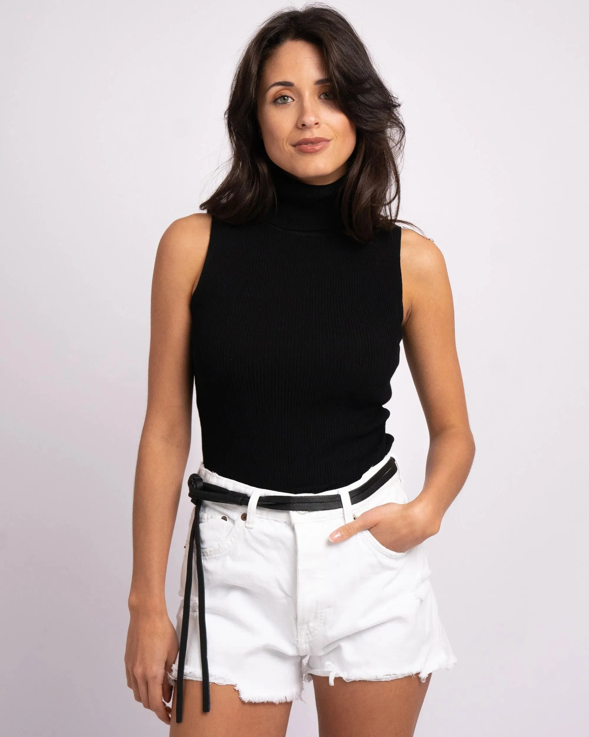 Esli Leather Knot Roper Belt