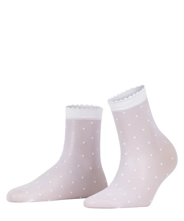 Falke Dot - White