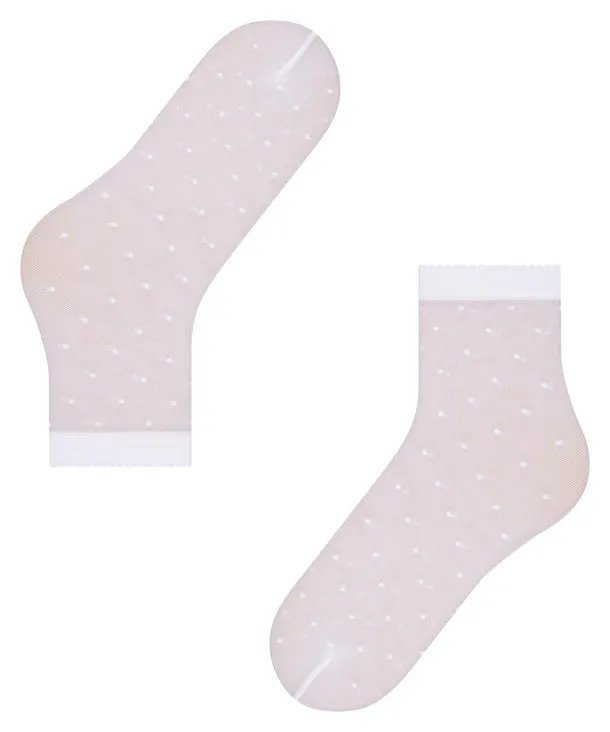 Falke Dot - White