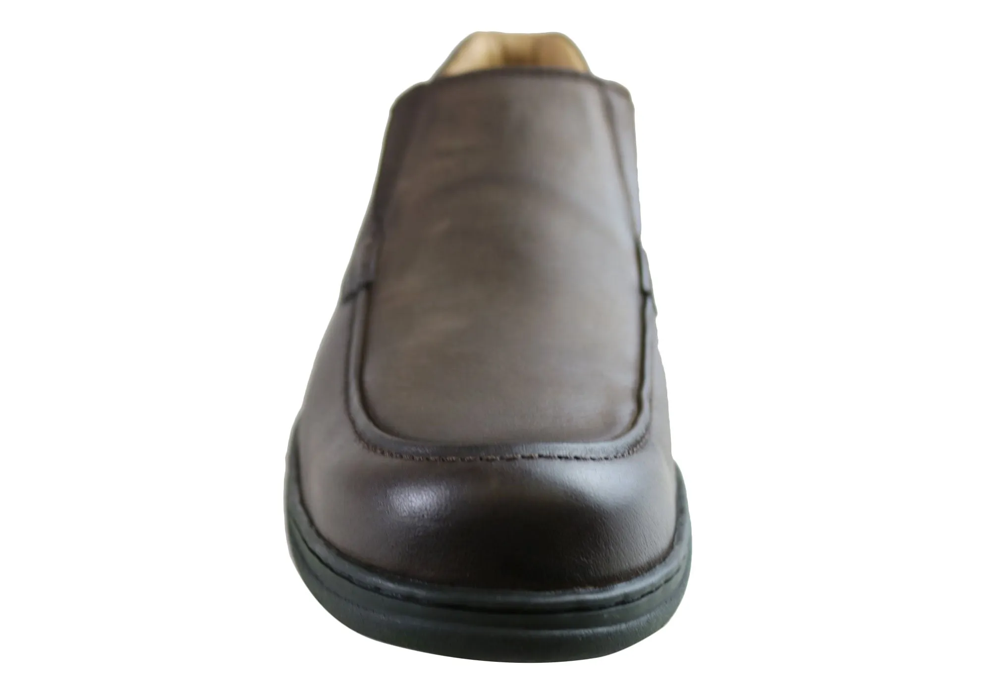 Ferricelli Vinnie Mens Leather Slip On Comfort Shoes Made In Brazil